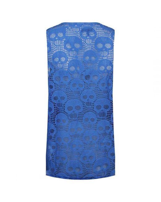 Vans Blue Off The Wall Top Cotton