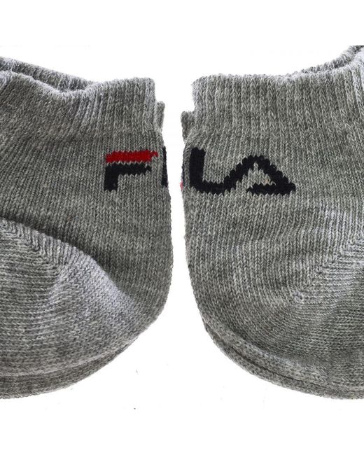 Fila Gray Pack-3 Ankle Socks F9100