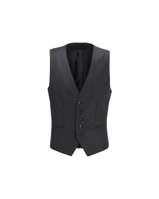Boss "T-Harvers4" Weste Für Herren Ärmellos in Black für Herren