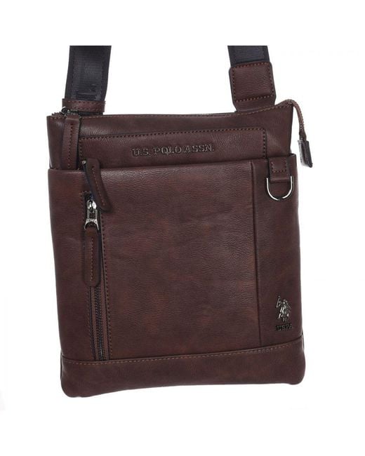 U.S. POLO ASSN. Brown Biucb5743Mvp Shoulder Bag for men