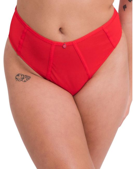 Curvy Kate Red Ck056217 Elementary High Waist Brazilian Brief