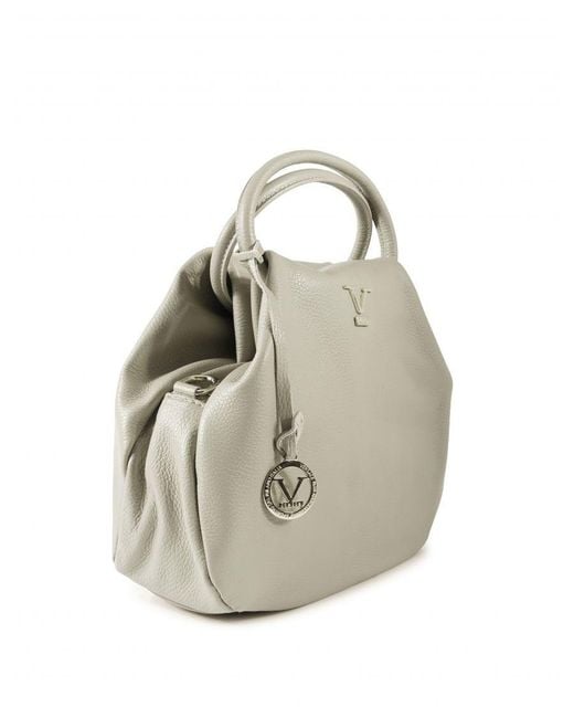 Versace 19.69 Abbigliamento Sportivo White V Handbag V10312 Dollaro Cipria