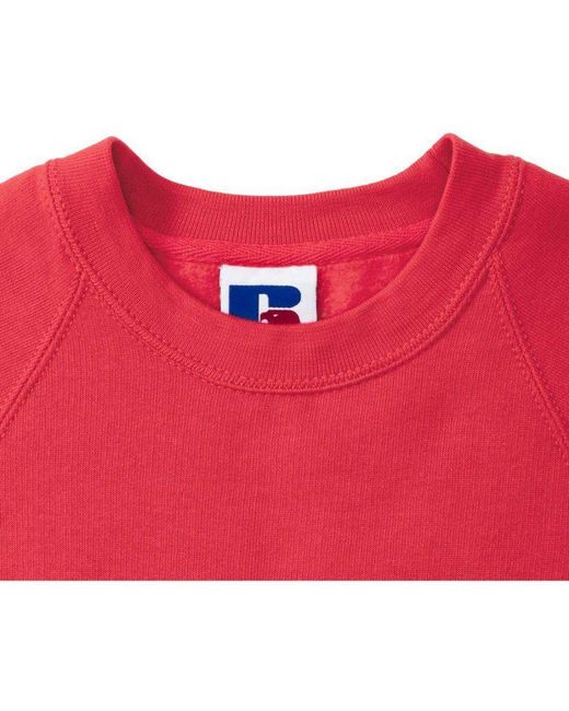 Russell Red Classic Sweatshirt (Bright)