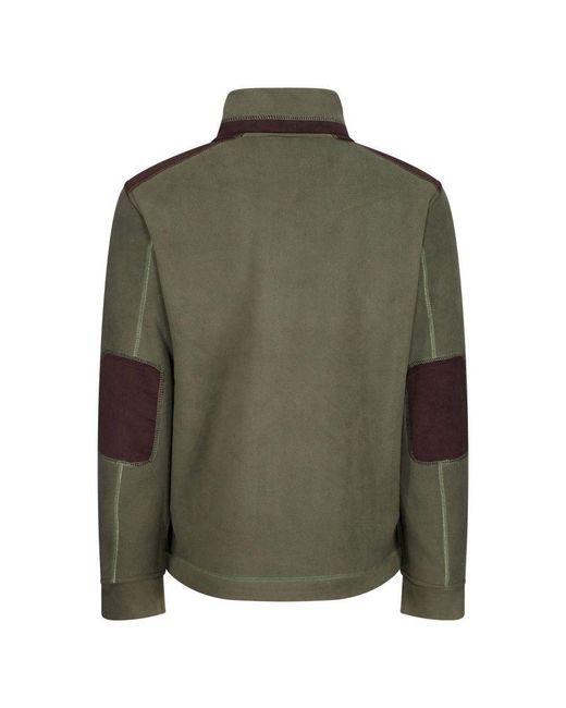 Regatta Green Faversham Full Zip Fleece Jacket (Dark) for men