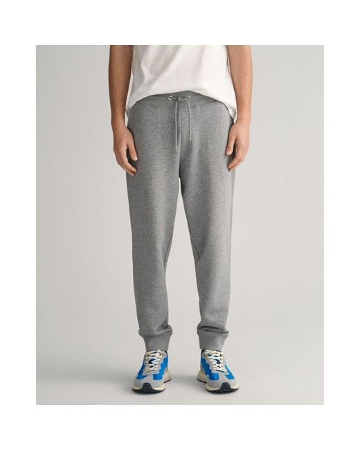 Gant Gray Shield Sweatpants for men