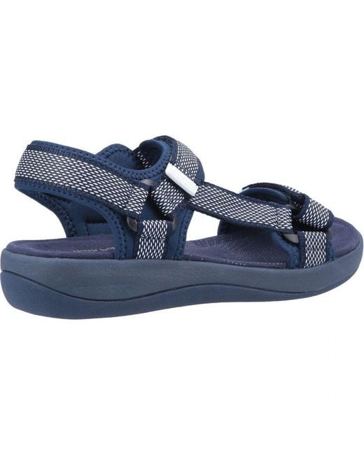Hush Puppies Blue Ladies Sara Quarter Sandals