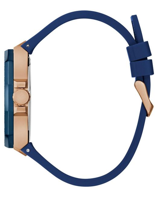 Guess Blue Indy Watch Gw0853G3 Silicone for men