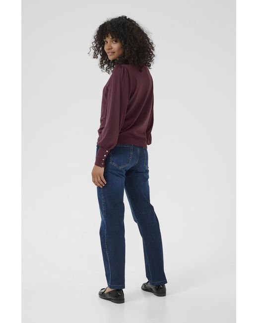Kaffe Purple Strickpullover Kalizza Regular Fit