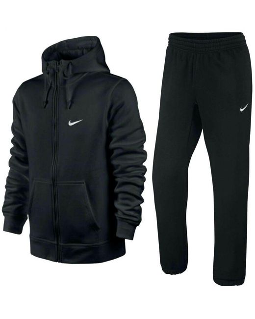 mens nike fleece tracksuit set