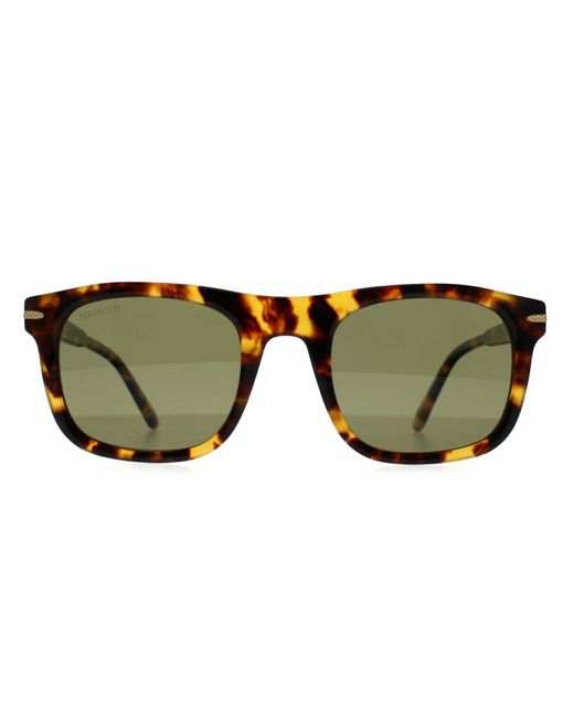 Serengeti Brown Square Shiny Havana Mineral Polarized 555Nm Photochromic Charlton for men