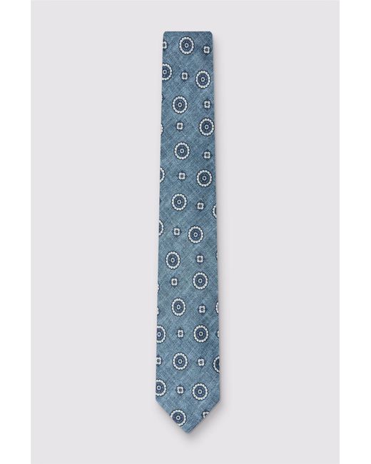 Suit Direct Blue Patterned Tie for men