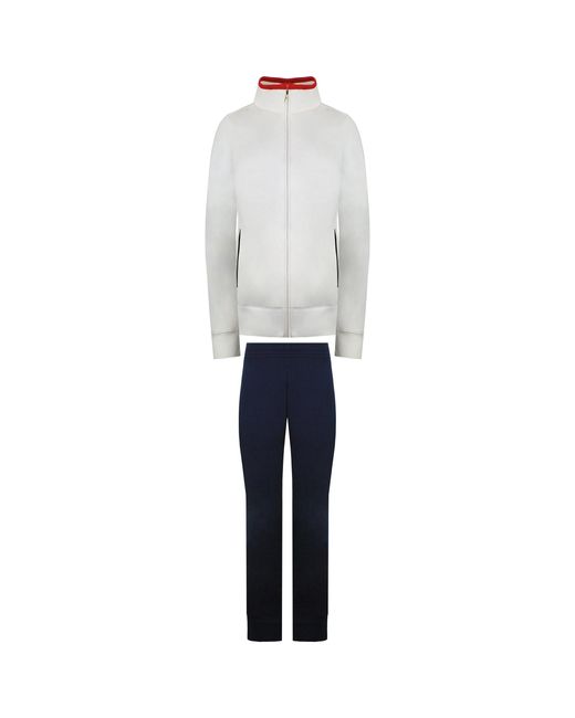 Champion White Plain Tracksuit Cotton