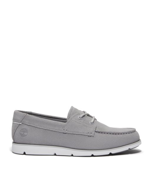 Timberland Gray Grafton Bay Lace-Up Shoe for men