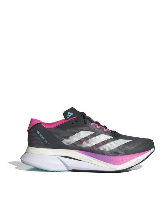 Adidas Blue Adizero Boston 12 Road Running Shoes