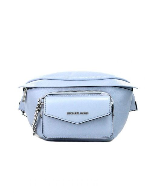 Michael Kors Blue 2-In-1 Pale Waistpack With Card Case & Pockets
