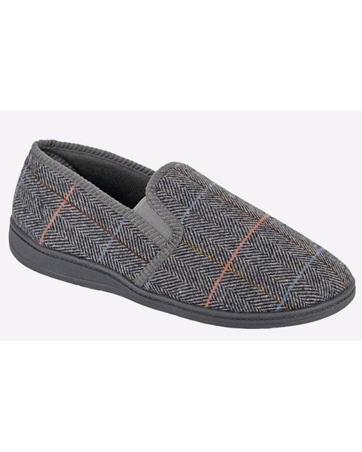 Zedzzz Gray Kenny Slippers for men