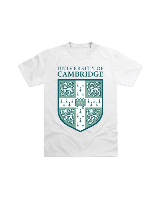 Park Fields Blue University Of Cambridge Shield T-Shirt Cotton
