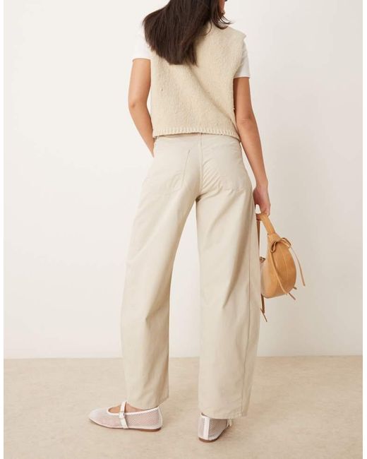 Abercrombie & Fitch Natural Barrel Balloon Pant