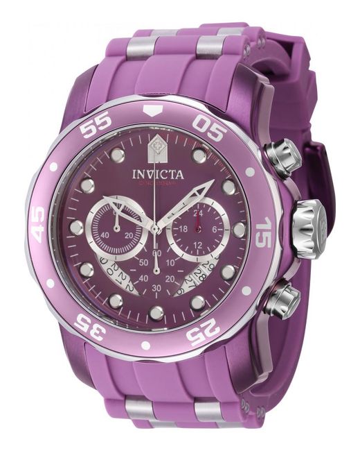 INVICTA WATCH Purple In-40930 Pro Diver Watch for men