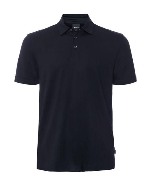 Boss Black H-Press 57 Polo Shirt Dark Cotton for men