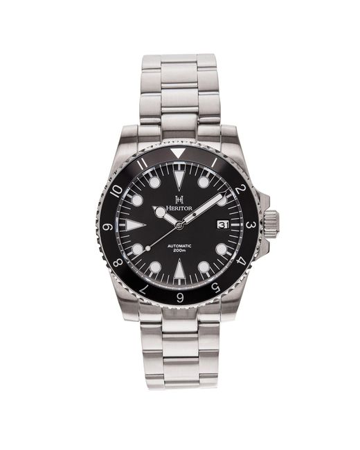 Heritor Metallic Luciano Bracelet Watch W/Date for men
