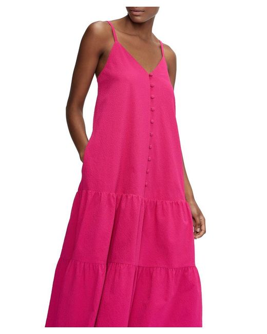 Ted Baker Pink Luaan Button Through Cami Dress
