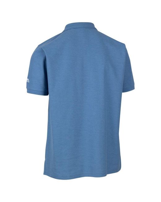 Trespass Blue Brave Polo Shirt (Denim) for men