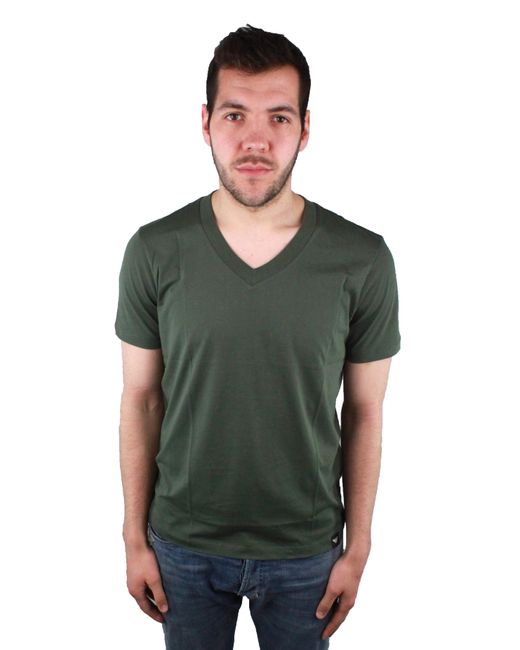Emporio Armani Green 3z1t77 0544 T-shirt for men
