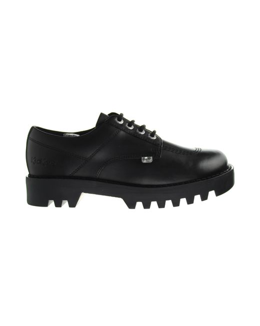 Kickers Black Kizziie Derby Shoes Leather (Archived) for men