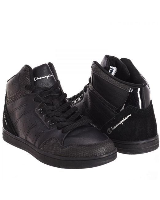 Champion Black Phibia Casual Sneaker With Lace Closure S10876