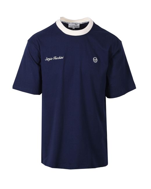 Sergio Tacchini Blue Berto T-Shirt Maritime for men