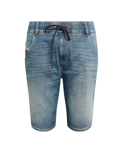 DIESEL Blue D Krooshort Z Denim Shorts for men