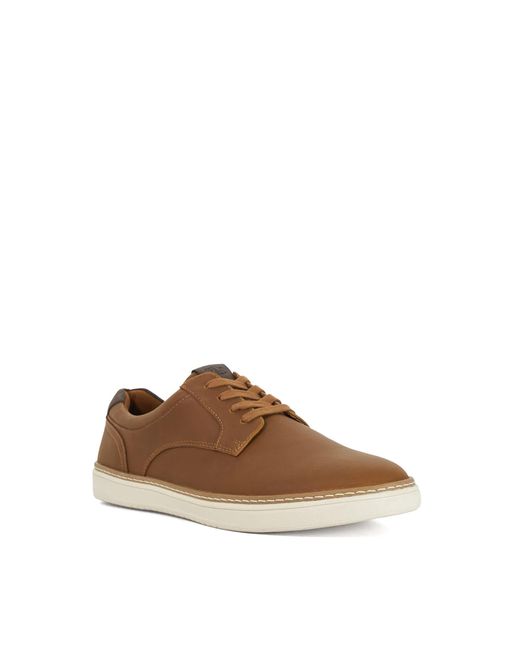 Dune Brown Teppy Lace-Up Trainers for men