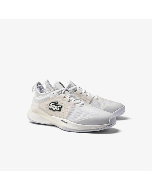 Lacoste White Womenss Ag-Lt23 Lite Trainers