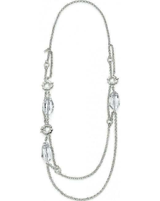 Folli Follie White 4N2F011C Ladies Necklace Sterling
