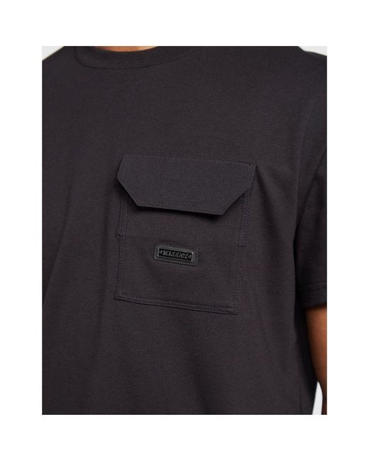 Mallet Black Utility Pocket Organic T-Shirt for men