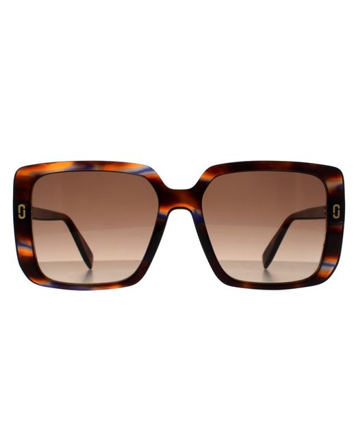 Marc Jacobs Brown Square Horn Gradient Mj 1121/S