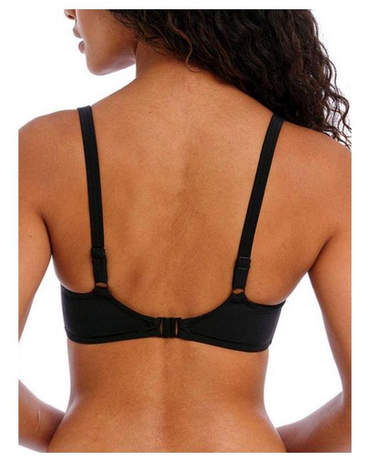 Freya Black Jewel Cove Sweetheart Bikini Top