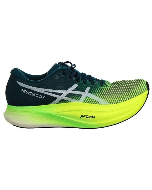 Asics Green Metaspeed Edge+ Running Trainers for men