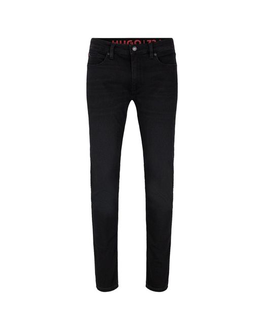 HUGO Black Skinny Jeans for men