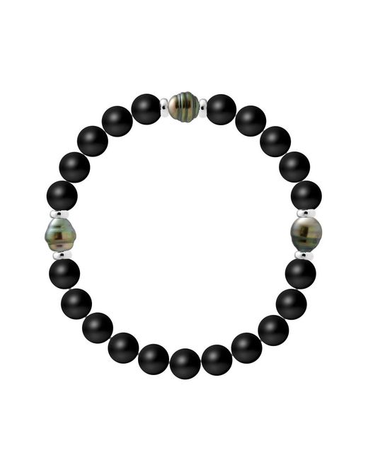 Rodney & Rolf Black Bracelet Sterling 925 Tripoli