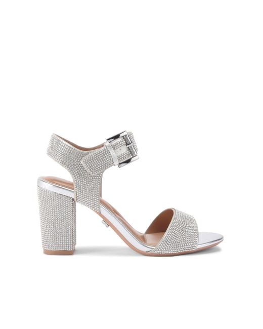 Carvela Kurt Geiger White Sadie Jewel Sandals