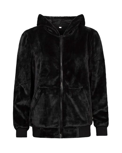 Heat Holders Black Soul Warming Soft Fleece Lounge Hoodie for men