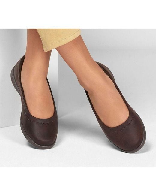 Skechers Brown On The Go Dreamy Slip On Shoes