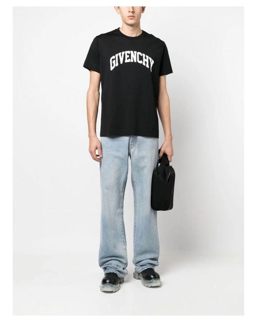 Givenchy T-shirt Met Logoprint in het Black voor heren