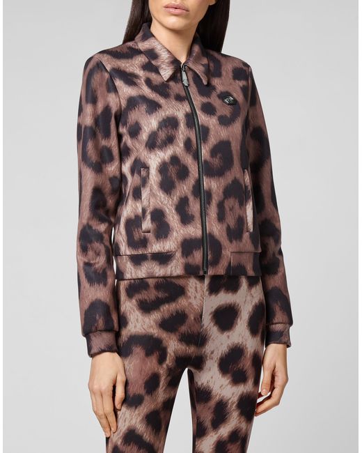 Philipp Plein Jas Leopard in het Multicolor