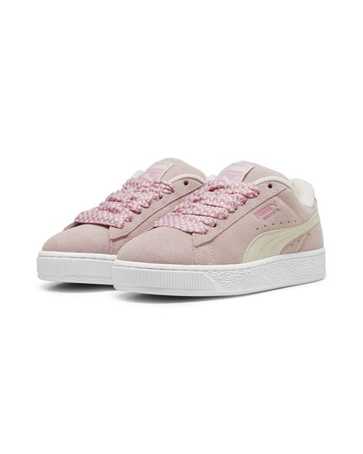 PUMA Pink Suede Xl Lace Sneakers