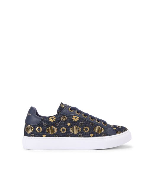 Kurt Geiger Blue Denim Kgl Slim Cupsole Sneakers