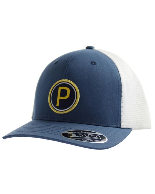 PUMA Blue P110 The Players Patch Snapback Flex Fit Cap 023046 01 for men
