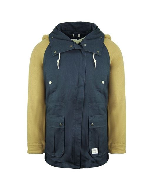 Vans Blue Off The Wall Long Sleeve Zip Up Sonora Jacket V2Zcind